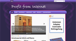 Desktop Screenshot of profitfrominternet.eu