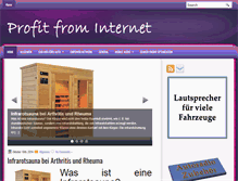 Tablet Screenshot of profitfrominternet.eu